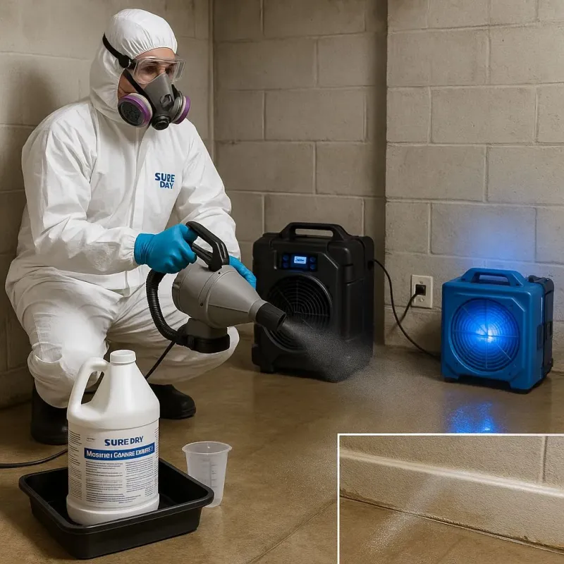 Sanitization and Odor Removal process in Kensington, NH