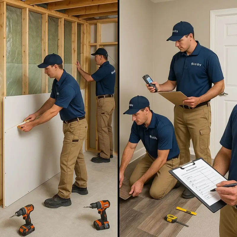 Repairs and Reconstruction process in Kensington, NH