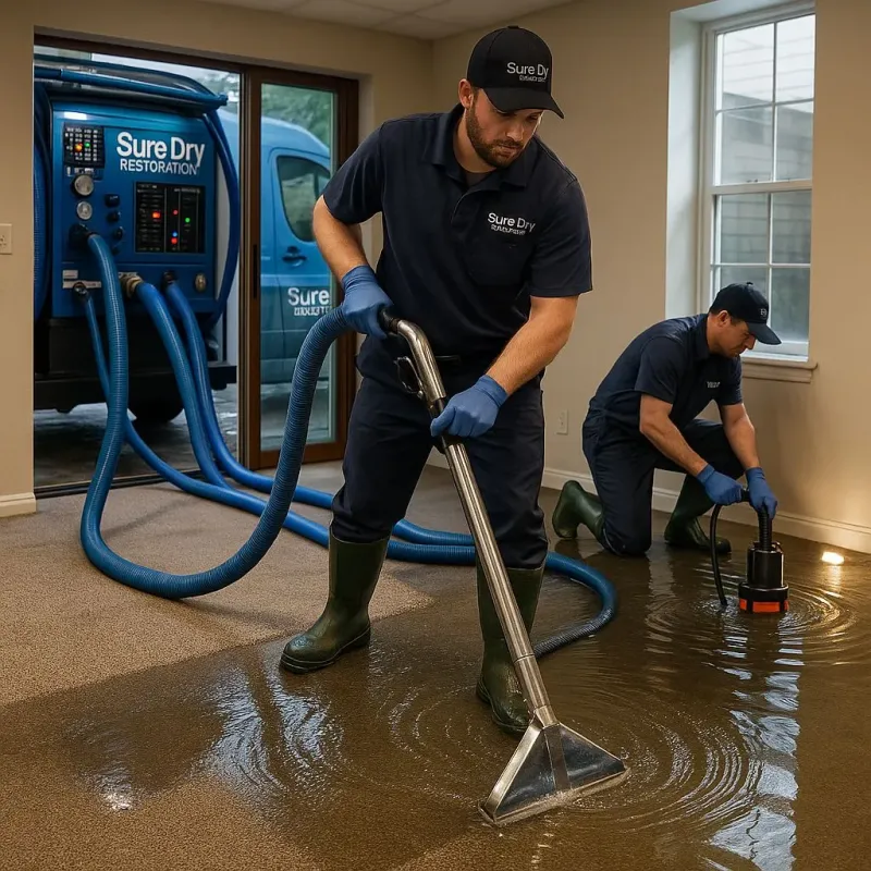 Water Extraction and Removal process in Kensington, NH